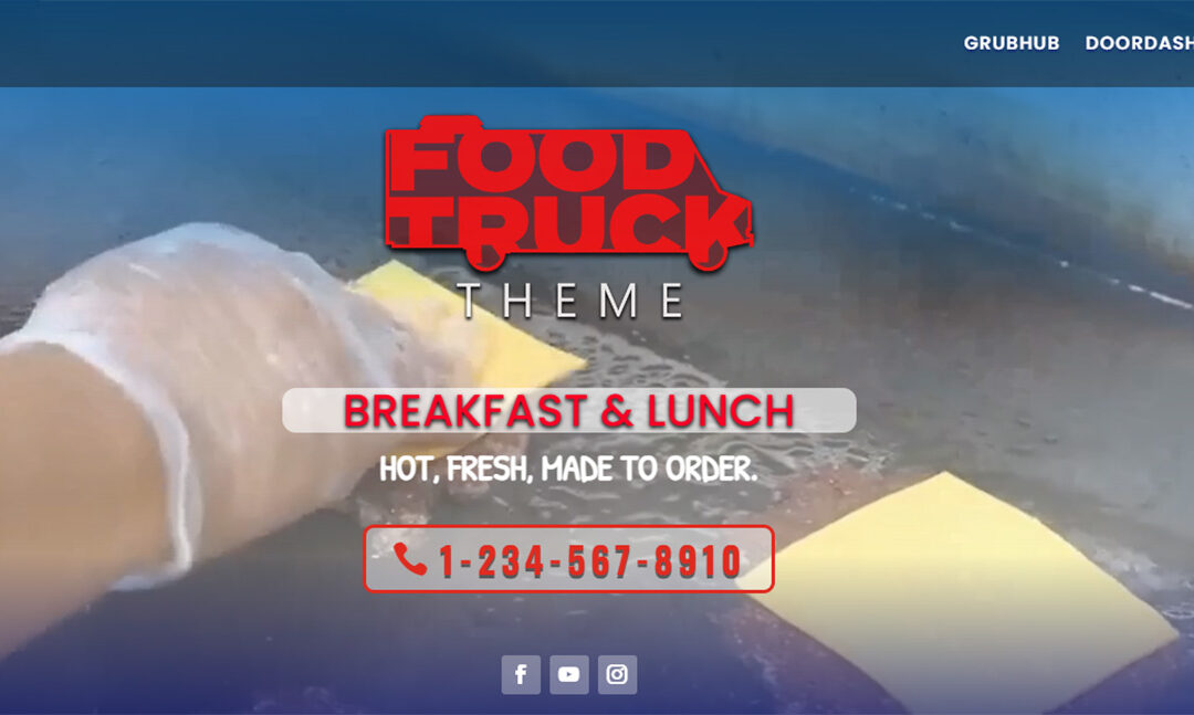 One Page Food Truck Concept