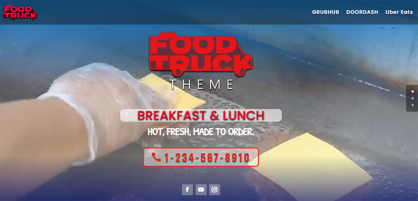 One Page Food Truck Concept